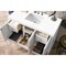 James Martin Vanities Athens 48in Single Vanity, Glossy White w/ 3 CM White Zeus Quartz Top E645-V48-GW-3WZ - alternate 5